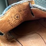 Ariat Brown Leather Slip on Clogs mules Photo 4