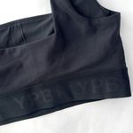 Abercrombie & Fitch YPB Your Personal Best Black Square Neck Padded Sports Bra S Photo 2