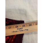 Old Navy Waist-Defined Cami Midi Dress Burgundy Floral print Women's Size XL Photo 7