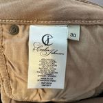 CJ by Cookie Johnson Faith Straight Brown Lyocell Cotton Khaki Jeans Size 30 Photo 6