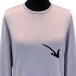 VALENTINO | M | Women's Lilac Soft Casual Luxury Long Sleeve T Photo 6