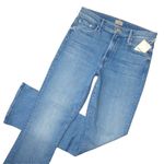 NWT Mother The Outsider Sneak in Flag Me Down Stretch Bootcut Jeans 31 Blue Photo 2