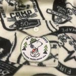 Peanuts Hybrid Apparel Beagle Scout adult fleece shacket M Black Size M Photo 5