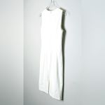 Piazza Sempione Shift Textured White Cotton Dress Size 42 Photo 7