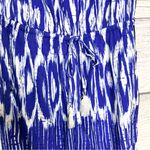 Tommy Bahama Blue & White Boho Strapless Jumpsuit Size Small Beach Travel Summer Photo 5