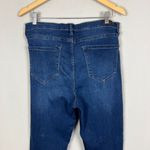 Nicole Miller Soho High Rise Skinny Jeans Womens 14 Dark Blue Stretch Denim Photo 9