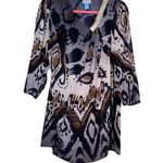 Tracy Reese Plenty By Graphic Silk Dress Size Medium Photo 0