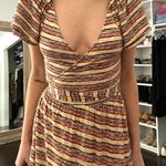 BCBGeneration Henna Striped Wrap Dress Photo 2