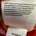 Farm Rio Summer Foliage Scarf Red Maxi Dress Size Large Special Event Photo 5