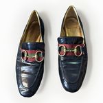 Gucci Vintage  Horsebit Loafers Driving Shoes Gold Hardware Classic 8 B Photo 1