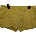 Gap Yellow Linen Shorts Size 12 Photo 1