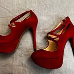 Alexandre Birman  Red suede pumps Photo 1