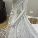Size 18 Renates Signature Wedding Dress W/Shawl New Retail $1010 White Photo 6