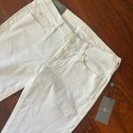 7 For All Mankind NWT Women's White Classic Straight Leg Jeans in Size 30 New! Photo 1