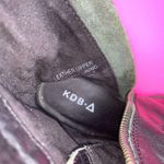 Kelsi Dagger KDB Black Leather Lug Sole Lace Up Combat Boot Sz 6 Photo 5