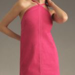 Anthropologie The Judie Halter Denim Swing Mini Dress Photo 0