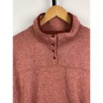 Eddie Bauer Antique Rose Radiator Fleece 2.0 Snap Mock Neck Pullover Sweater XL Photo 5