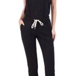 n:philanthropy NWT Lawes Short Sleeve V-Neck Black Jumpsuit XL Photo 0