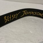 Betsey Johnson  Brown Leather Belt Large Floral Buckle Boho Festival Statement Photo 1