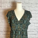 Les Serein Women's PL Green Maxi Dress Boho Print Polyester Bohocore Cottagecore Size undefined Photo 1