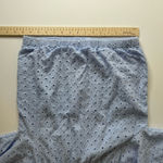 Evereve  Womens Evelyn‎ Cotton Eyelet Top in Light Blue Sz S Spring Pastel Casual Photo 12