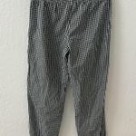 Gap Love by  Gingham Black White Check Straight Leg Baggy Pull On Lounge Pants S Photo 5