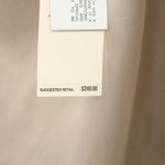 NWT Emanuel Ungaro Layered Sheer Overlay Taupe Silk Skirt 10 Petite 10P Brown Photo 3