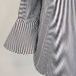 cupio Navy Stripe Off the Shoulder Top Size Medium Preppy Striped Top Photo 3