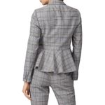 Rebecca Taylor Plaid Wool Blend Peplum Blazer Size 2 New with Tags Photo 5