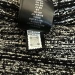 Ted Baker  Leanno Black White Long Sleeve Collared Tweed Skirt Knee Length Dress Photo 6