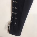 Stefano international ladies black lace up high waisted cotton pants size 14 Photo 4