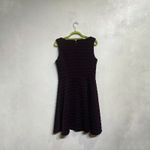 DKNY Eggplant Mini Fit Flare Dress Sz 10 Photo 10