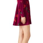 Tanya Taylor Plum Aubree Floral Dress Photo 3