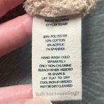 Soft Surroundings Soft Surrounding Tan Teddy Long Sleeve Fall Bomber Jacket Size 1X Fuzzy Soft Photo 4