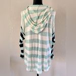 Hippie Laundry ⚓️✌🏼Nautical Striped Hoodie w/ Contrasting Sleeves Oversized✌🏼⚓️ ~med Photo 4