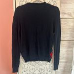 Brandy Melville valentine heart print argyle red long sleeve preppy sweater OS Photo 2