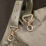 ALLSAINTS ππ Nilo Studs Nylon North/South Tote Bag ~ Khaki Green Studded NWOT Photo 4