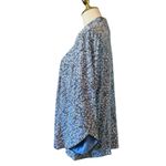 Alex Evenings  Mandarin Neck Twinset Tank Top and Jacket Wedgewood Blue Gray 1X Photo 2