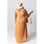 TALULAH  Clea Maxi Dress Size Small Marigold Abstract Print Boho Beachy Photo 2