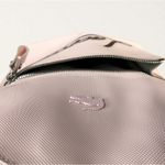 Lacoste Script Logo Polyvinyl Backpack Light Pink School Travel Barbiecore Fairy Photo 6