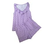 Berkley Jensen Lavender Ruffle Pajama Set Size L Purple Size L Photo 1