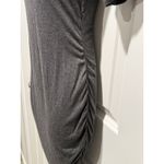 A pea in the pod  Grey Maternity Bodycon Dress XS T-Shirt X-Small Scrunch Sexy Photo 2