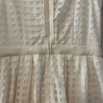 Dress Barn  white sleeveless check windowpane lace style sundress size 6 Photo 7
