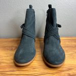 Diba True Diba Suede Wedge Ankle Boots Size 11 Slate Blue Blue-Gray Side Zip NEW Photo 5