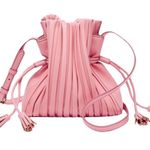 Fossil  Rayna Pleated Drawstring Crossbody Bubblegum Pink Photo 4