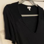 Black Peplum V Photo 5