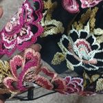 City Studio Black Floral Lace Top Skirt Size 9 Pink Photo 4