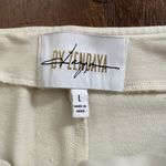 BY ZENDAYA écru lace up pants / sweatpants, size L, NWOT Size L Photo 12