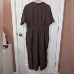 Poetry  Maxi Button Button Up Linen Dress W8 Brown Photo 1
