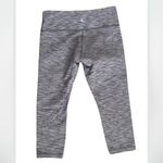 Lululemon 2015 WUNDER UNDER Crop II Diamond Jacquard Space Dye Slate Crop Pant Photo 3
